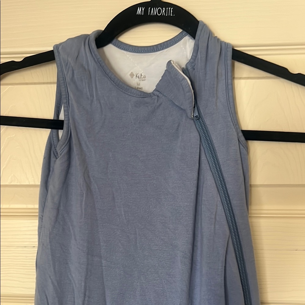 Kyte BABY Dusty Blue Sleeveless Zip-Front Sleep Sack